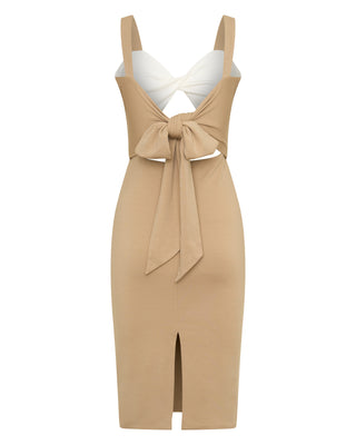 Midi Tie Back Dress