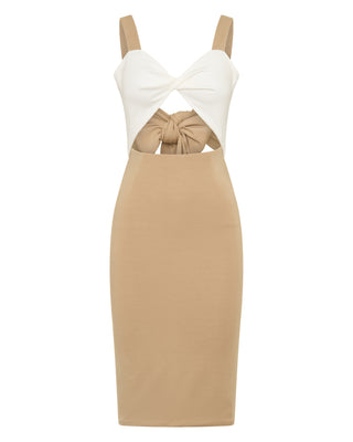 Midi Tie Back Dress
