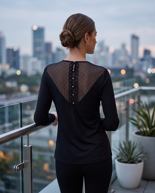 Lace Back Top