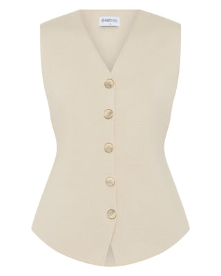 Vest Top Beige