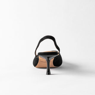 Velvet Pump Sling Back