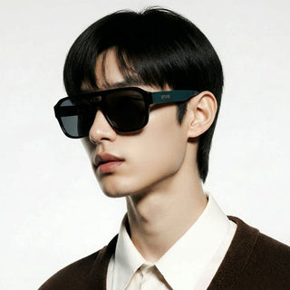 Unisex Rectangular Sunglasses