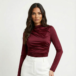 Saints Pleated Long Sleeve